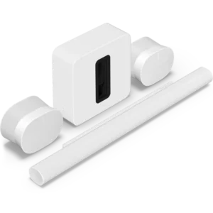 Sonos Arc Ultra met Sub 4 en Era 100 wit