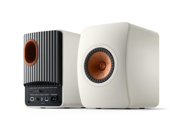 LS50 Wireless II_Mineral White_Pair_frontback LS50 Wireless II_Mineral White_Pair_frontback